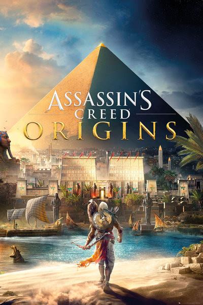 Assassins Creed Origins Cover Póster Lámina Compra En Posterses