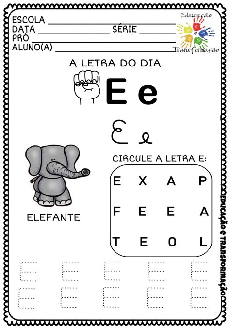 Alfabeto Atividade Para Cada Letra Do Alfabeto Atividades Escolares