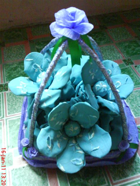 Gubahan kain pasang untuk hantaran. Tautan Hati NabilaHasyim: D.I.Y 11: Hantaran Untuk Nabilah