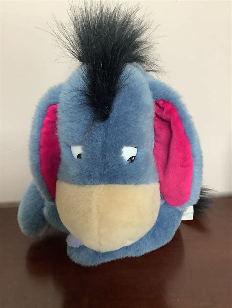 Vintage Disney Eeyore Stuffed Animal Blue Eeyore Etsy