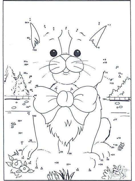 Once puzzle is solved, pictures can be customized, changing lines colors. cijfertekening | Connect the dots, Coloring pages, Spot ...