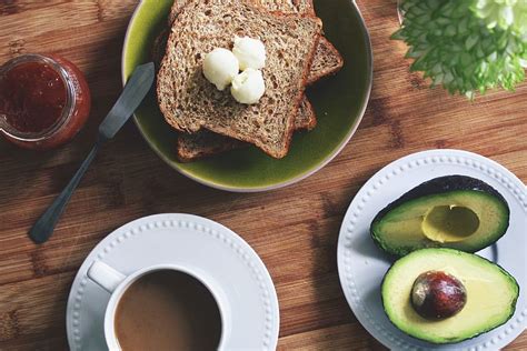 Breakfast Bread Butter Food And Drink Breakfast Healthy Food Food Table Healthy Eating