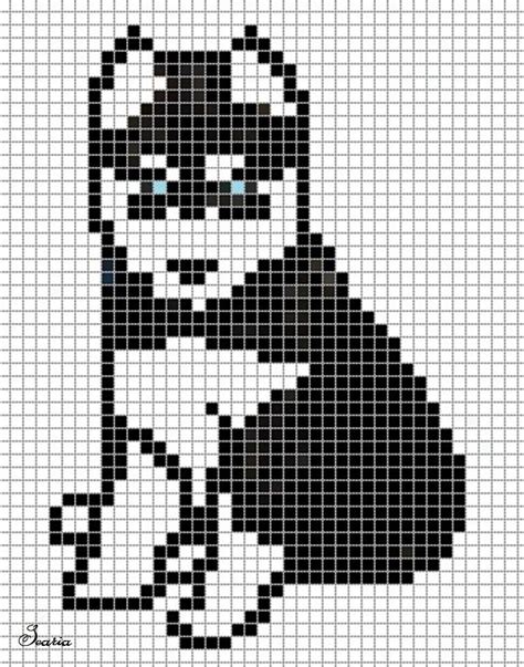 Dog Animal Pixel Art Grid Just Place The Pattern Card Over The