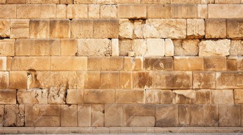 Premium Photo The Western Wall Wailing Wall Or Kotel Known In Islam