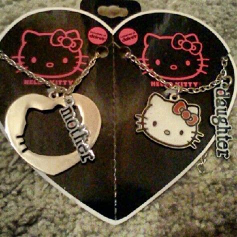 Hello Kitty Mommy And Daughter Necklaces I Got For My Princess And I Hello Kitty Daughter