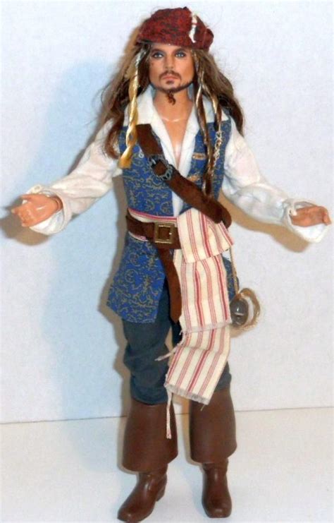 PIRATES OF THE CARIBBEAN JACK SPARROW PINK LABEL BARBIE DOLL FIGURE Barbie Puppen