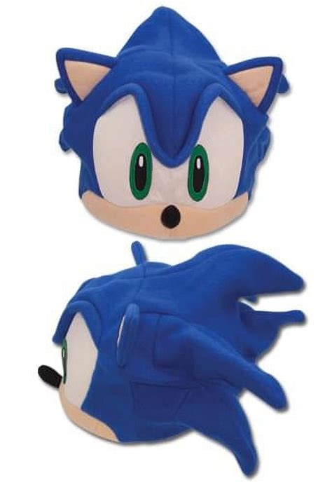 Sonic The Hedgehog Fleece Hat Cap Beanie Sega Anime Cosplay Adult