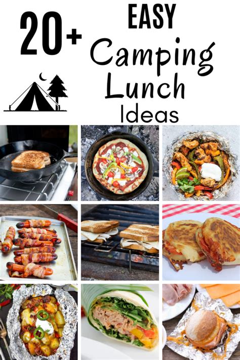 20 Easy Camping Lunch Ideas Bring The Kids