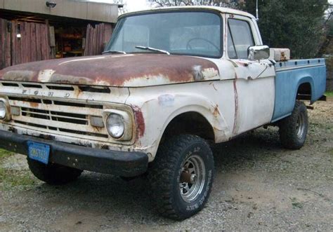 1962 Ford F100 4x4 62 F 100 Four Wheel Drive For Sale In Shasta Lake