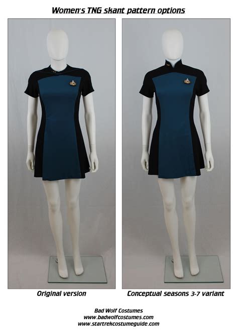 We remain true to our founders' vision by continually offering innovative products and a variety of styles for the whole family to enjoy, including pets! Women's TNG skant sewing pattern | Star trek dress, Star trek costume women, Star trek costume