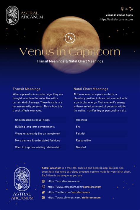 Venus In Capricorn Capricorn Venus Sign And Venus In Capricorn Trans