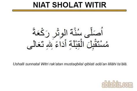 Dalam islam, sholat merupakan tiang agama yang mempunyai. Niat dan Pengertian Sholat Witir Sebagai Imam Makmum
