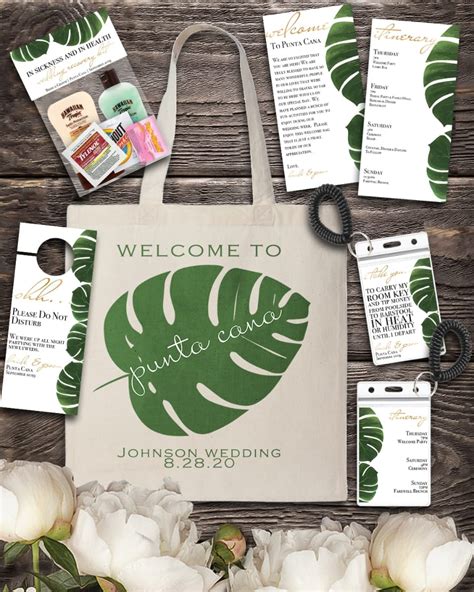 20 Wedding Welcome Bags And Favors Your Guests Will Love Destination