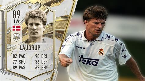 89 Mid Icon Laudrup Player Review Fifa 23 Youtube