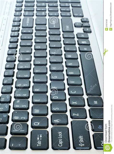Part Of Computer Keyboard Stock Photo Image Of Equipment 21074150