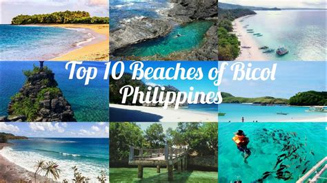 Top 10 Beaches Of Bicol Philippines Syrah Jane Youtube