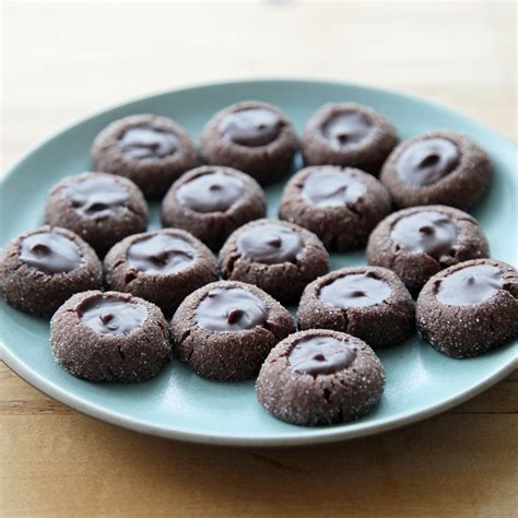Chocolate Thumbprint Cookie Recipe Popsugar Food