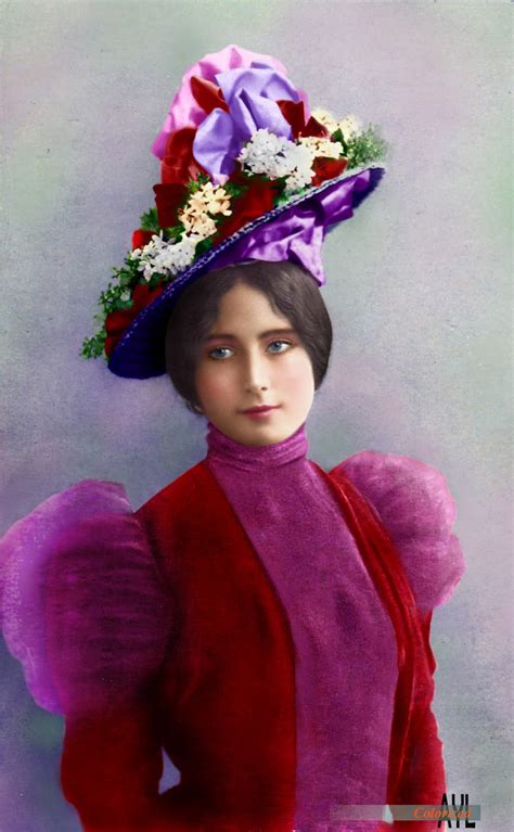 Colors For A Bygone Era Colorized Cleo De Merode 1905