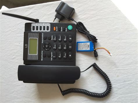 Gsm Fixed Wireless Phone Landline Phone With Sim Card Slot