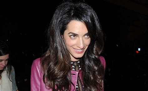 Amal Clooney Looks So Chic For Her Girls Night Amal Alamuddin