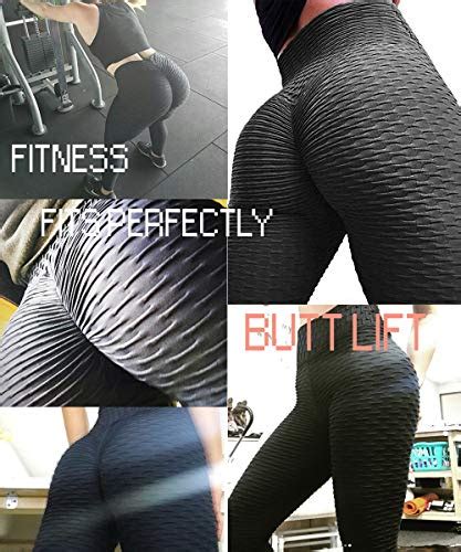 Jenbou Butt Lifting Anti Cellulite Sexy Leggings For Women High Waisted