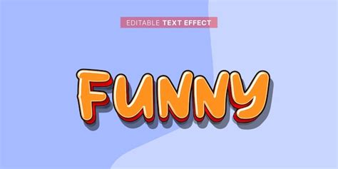 Premium Vector Trend Cartoon Title Text Effect