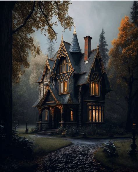Pin By Hannah Piper On Art In 2023 Gothic House Fantasy House