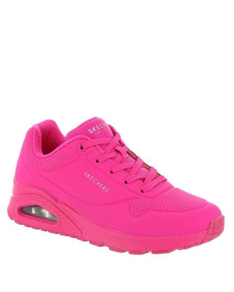 Skechers Rubber Uno Night Shades Sneaker In Hot Pink Pink Save 14