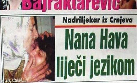 Womenstyles 77 Yr Old Bosnian Grandmother Claims She Can Cure Ailments By Licking Peoples Eyeballs