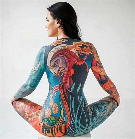 Full Body Tattoo Woman Pin On Tattoo Tattoos Tats