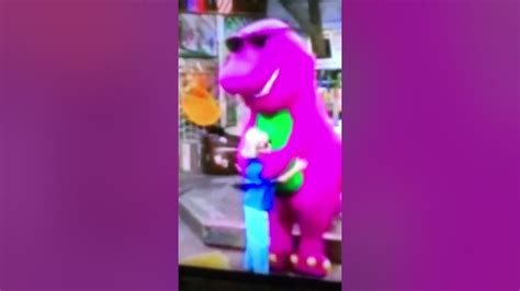Barney Comes To Life A Sunny Snowy Day Youtube