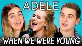 Find more of adele lyrics. WATCH: Teens Break Down The Song Lyrics To Adele's 'When ...