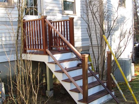 Note that some local jurisdiction or state require higher, such as 42 in california. Installing Porch Railings - A Concord Carpenter