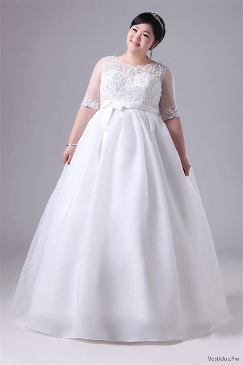 Más De 40 Vestidos De Novia Para Gorditas ¡sencillos De Boda Civil Y