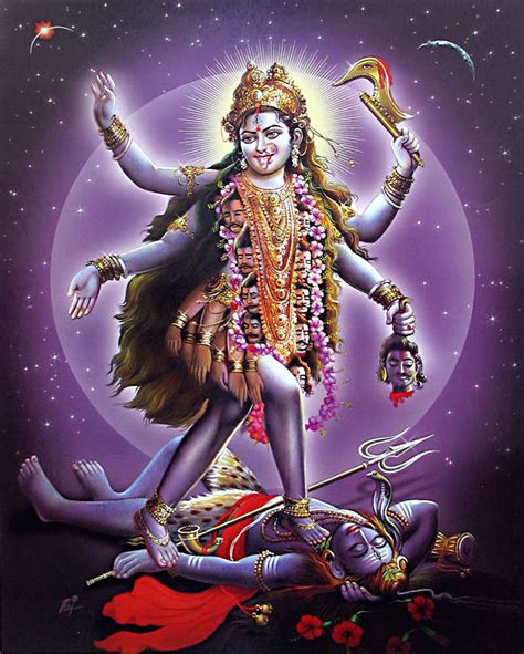 Kali and shiva are very close. Goddess Kali - Gods of Hinduism Photo (33227362) - Fanpop