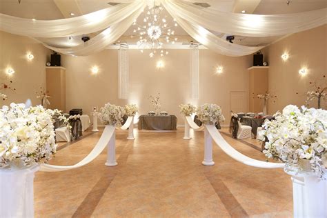 Tulle & string lights ceiling : Demers Banquet Hall - Event Venue in Houston, TX | Hall ...