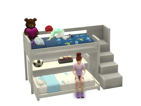 Sims 4 Maxis Match Bunk Beds All Free Fandomspot