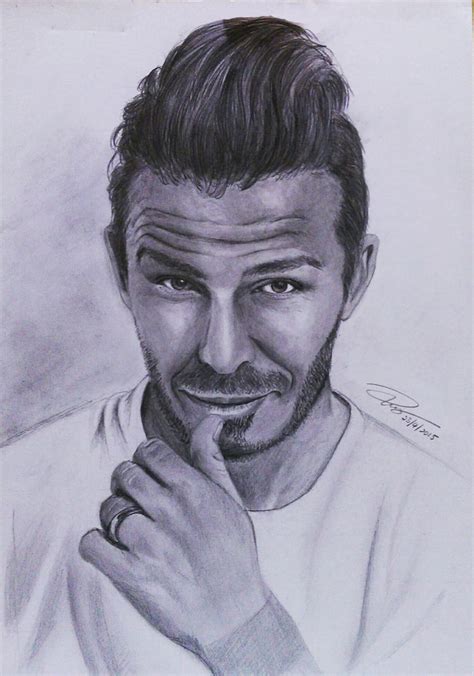 Sketch Of David Beckham By Iicepink On Deviantart