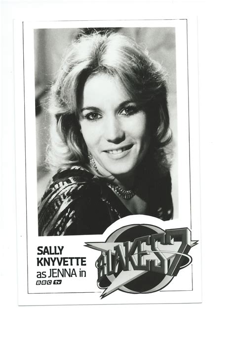 vintage promo photos of sally knyvette as jenna in blake s 7