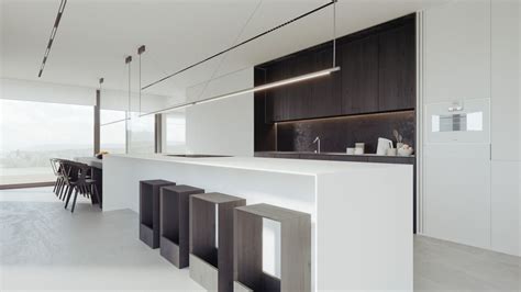 House In Belgium Kuoo Architects Archello Modern Kitchen Design