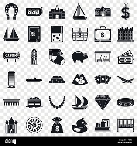 Finance Icons Set Simple Style Stock Vector Image And Art Alamy