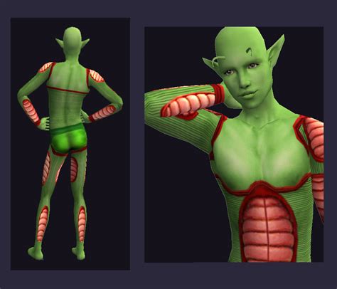 Mod The Sims Namekian Style Skins And Antennas For Everybody