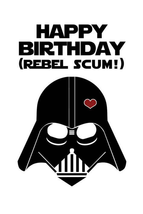 With tenor, maker of gif keyboard, add popular star wars birthday animated gifs to your conversations. Star Wars Funny Birthday Card DIY Printable