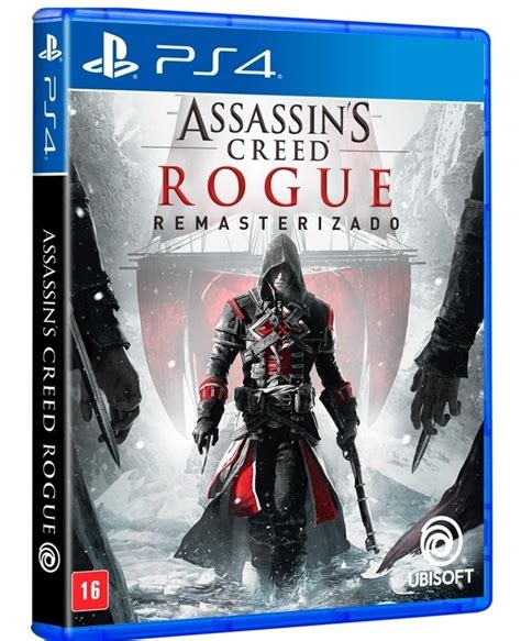 Assassins Creed Rogue Remaster Ps4 Midia Fisica Novo Ptbr Frete grátis
