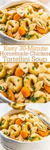 Chicken noodle soup is the ultimate comfort food. Easy 30-Minute Homemade Chicken Tortellini Soup - Averie ...