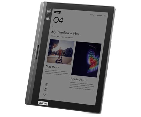 Lenovos Thinkbook Plus Twist Rotates To Reveal A Color E Ink Display