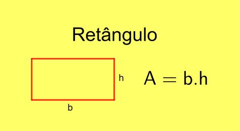 Área Do Retângulo Escola Educação