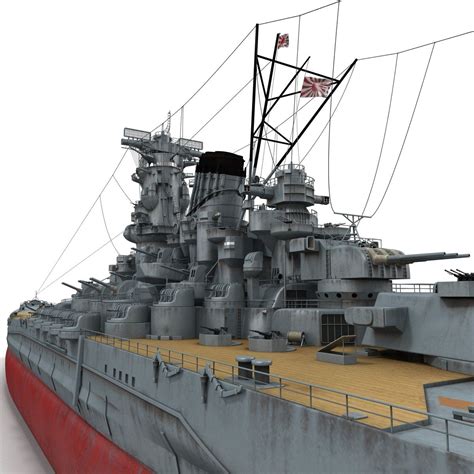 3d Japanese Battleship Yamato Model Battleship Yamato Battleship
