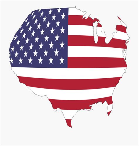 United States Map Globe Clipart America Flag Map Icon Png