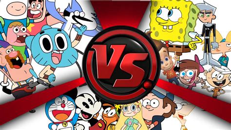 Cartoon Network Vs Nickelodeon Vs Disney By Southdorugduaba On Deviantart